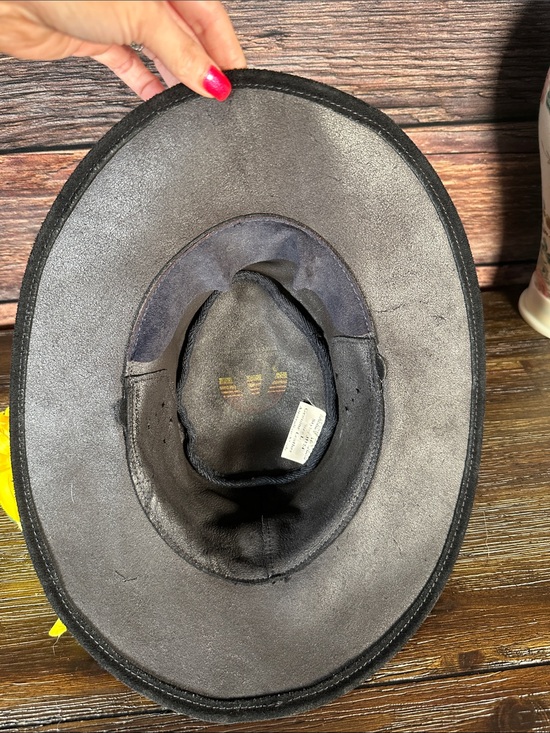 Kakadu Traders Black Suede Ranch Hat with Braided Trim. Made in Australia main image 5